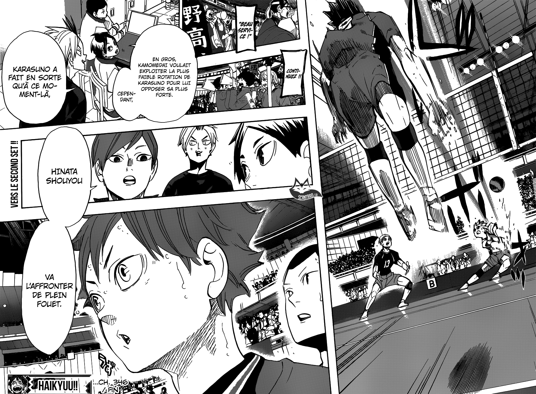 Scan Haikyuu 346 VF Lecture En Ligne - Lelmanga