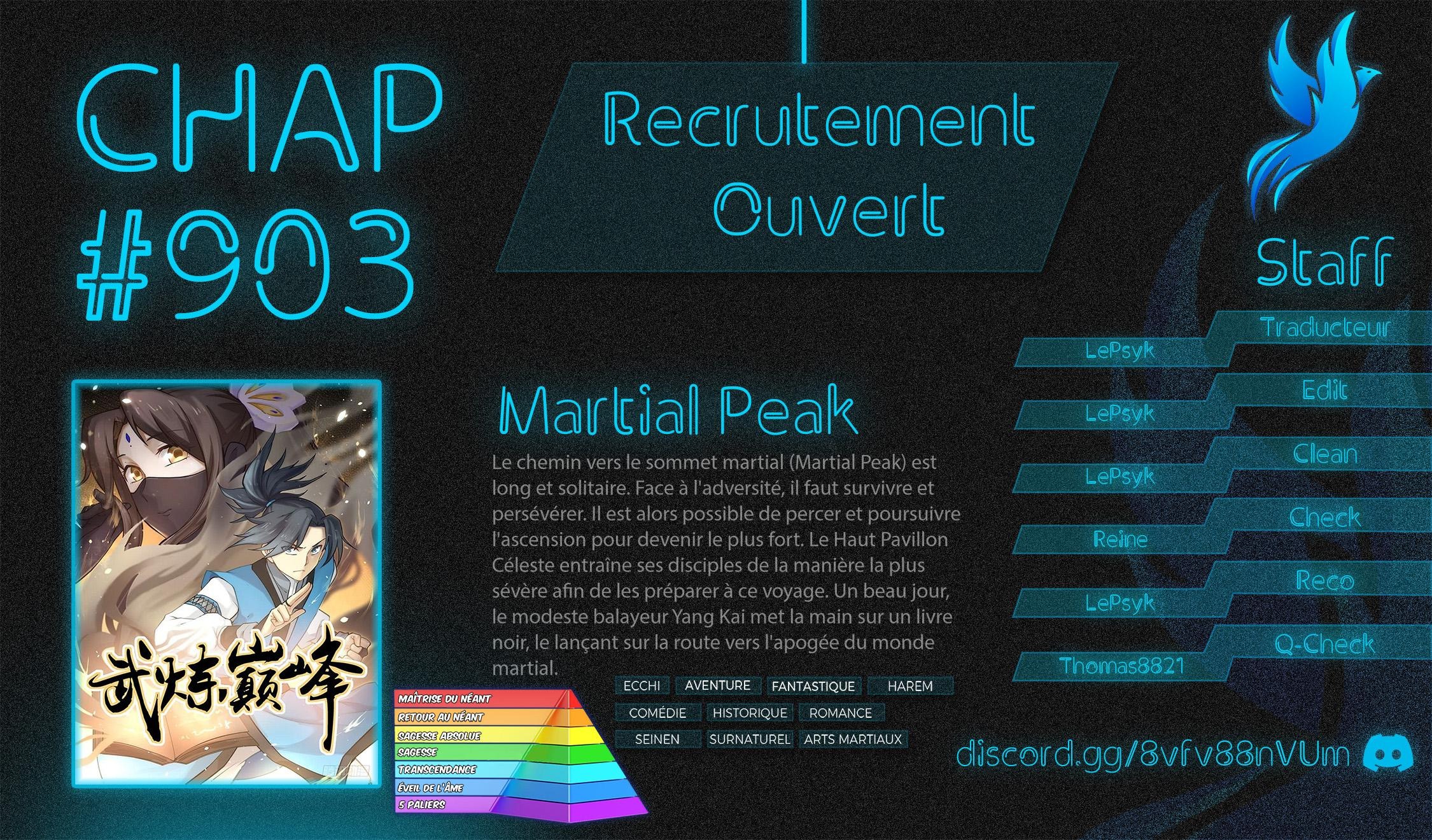 Scan Martial Peak 903 VF Lecture En Ligne - Lelmanga