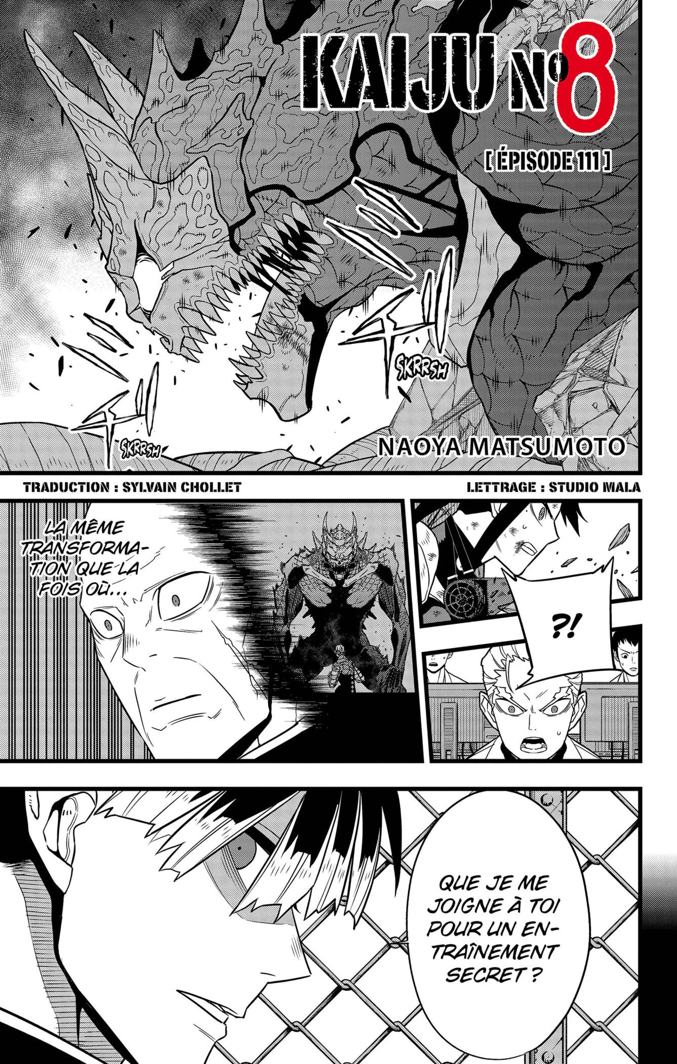 Scan Kaiju No. 8 111 VF Lecture En Ligne Lelmanga