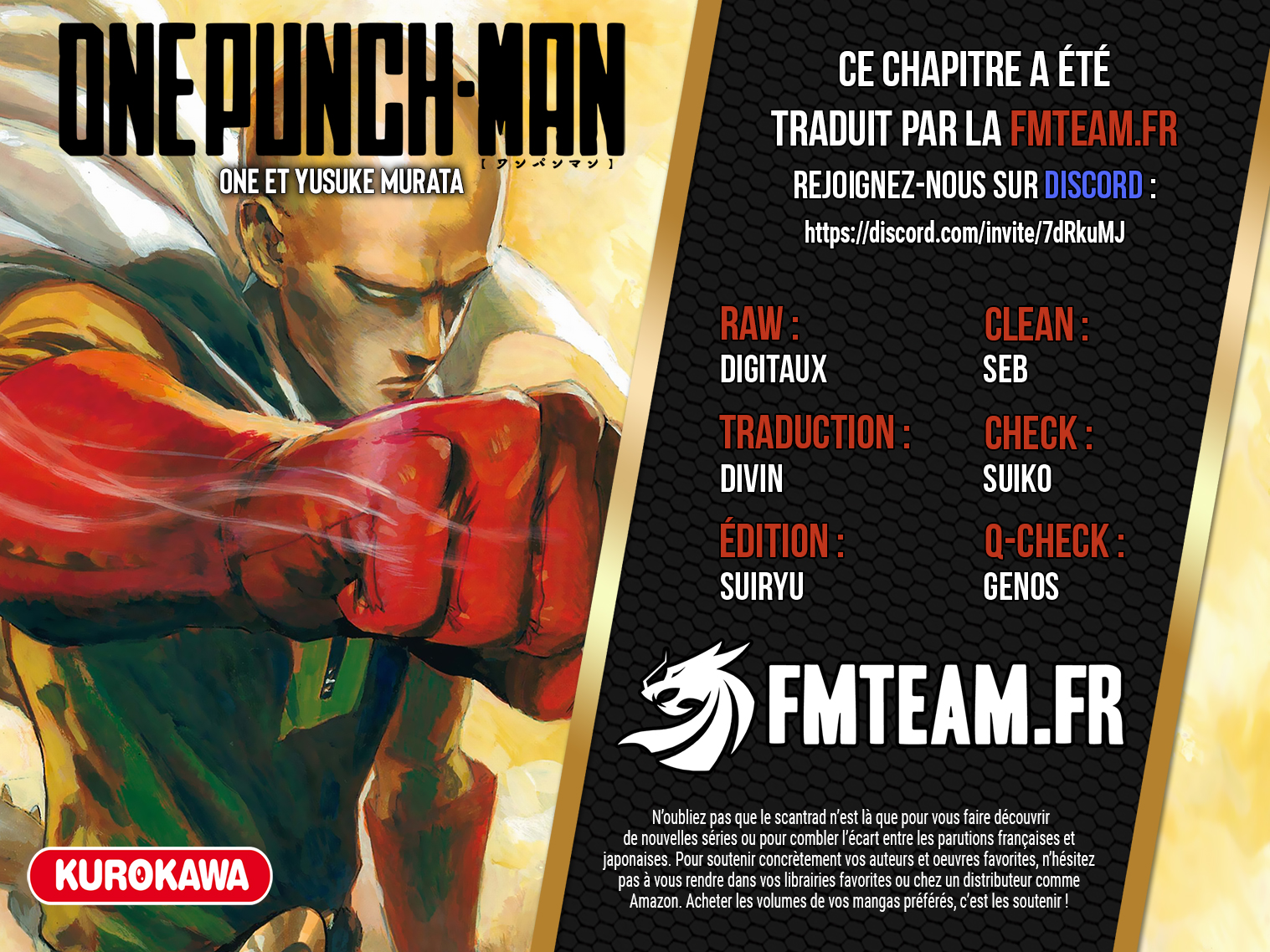 Scan One Punch Man 275 VF Lecture En Ligne - Lelmanga