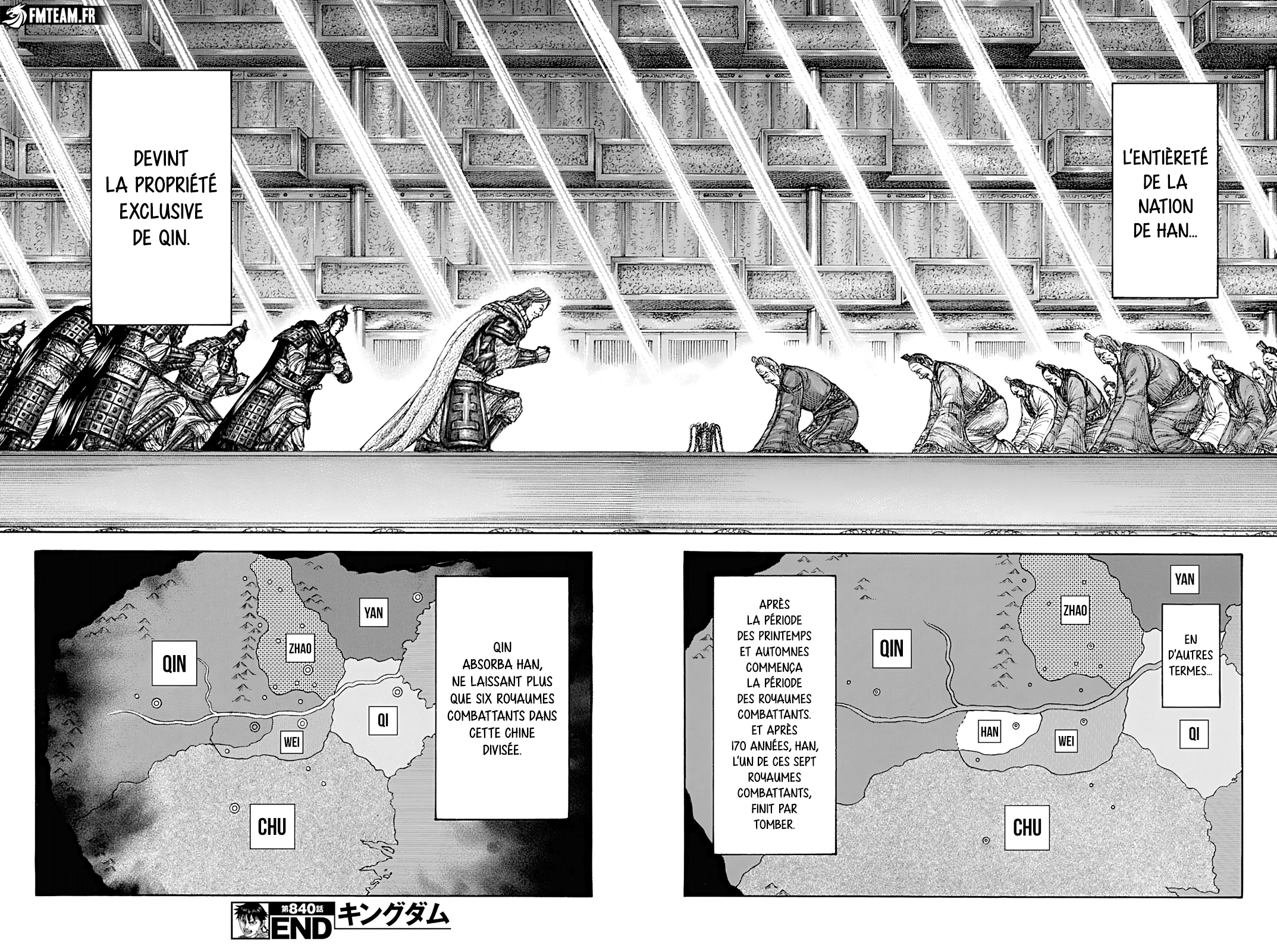 Scan Kingdom 840 VF Lecture En Ligne - Lelmanga
